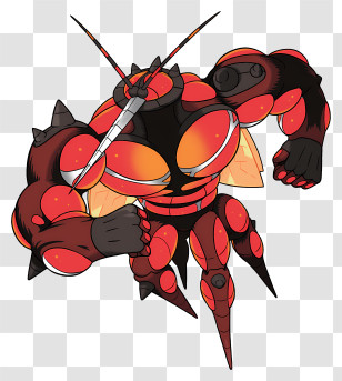 Buzzwole - Insect Warrior Cartoon Transparent PNG