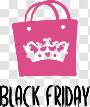 Black Friday Shopping Transparent PNG