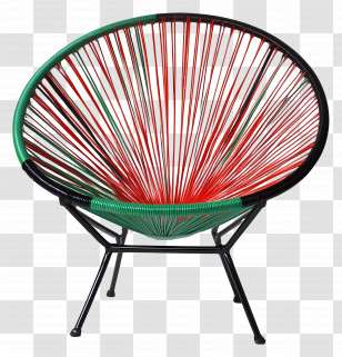 Acapulco Chair - Colorful Chair For Relaxation Transparent PNG
