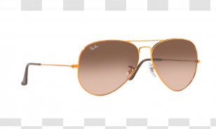Aviator Sunglasses Ray-Ban Classic - Gold Transparent PNG
