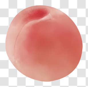 Icon - Pink Juicy Peach Transparent PNG