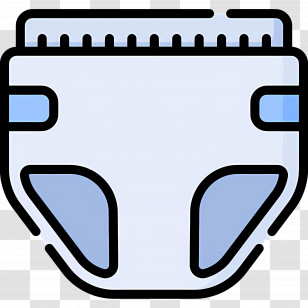 Diaper - Baby Diaper Illustration Transparent PNG