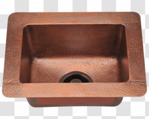 Kitchen Sink Copper Bathroom Cabinetry - Glass Transparent PNG