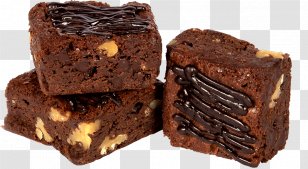 Chocolate Brownie Flourless Cake Fudge Praline - Walnut - Brownies Transparent PNG