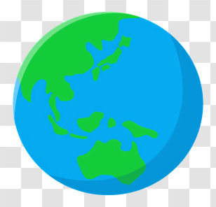 Icon - Illustration Of Earth Focusing On Asia-Pacific Transparent PNG