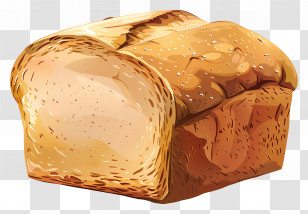 Whole Wheat Bread - Fresh Loaf Of Bread On Display Transparent PNG