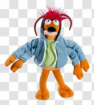 Pepe The King Prawn - Cartoon Character Plush Toy Transparent PNG