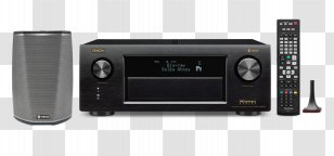 Denon AVR-X4400H 9.2 Channel AV Receiver AVR X4400H Dolby Atmos - Audio Transparent PNG