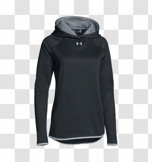 Custom Under Armour Men's Black Double Threat Hoodie T-shirt Women's Hoody - Hood - Messi Jacket Transparent PNG