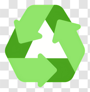 Recycling Logo - Green Recycling Logo Icon Representation Transparent PNG