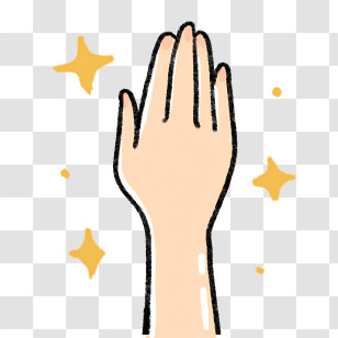 Icon - Clean Hand Transparent PNG