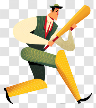 Cricket Player - Baseball Player In Action Transparent PNG