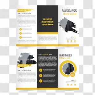 Brochure Minimalism TrÃ­ptic Flat Design - Lorem Ipsum Transparent PNG