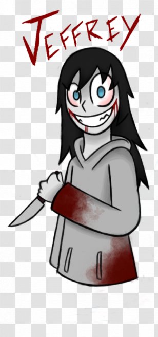 Jeff The Killer Creepypasta Fan Art Frame Visit Again Transparent Png - jeff the killer hoody w blood splatters roblox