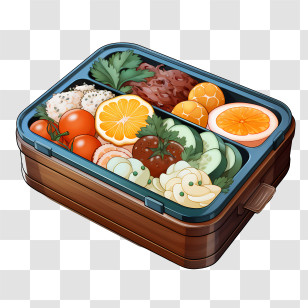 Bento Box - Lunchbox Packed With Healthy Food Transparent PNG