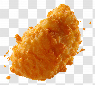 Chicken Nugget - Crispy Fried Chicken Piece Transparent PNG
