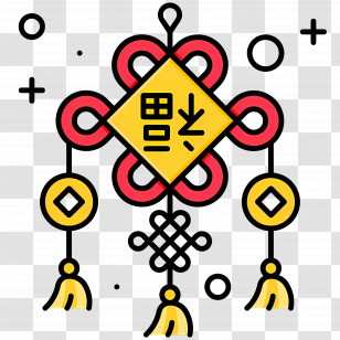 Chinese New Year - Traditional Chinese Knot For New Year Transparent PNG