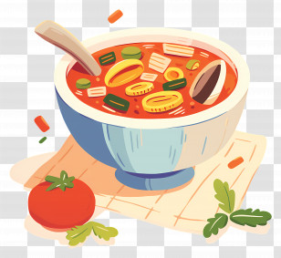Tomato Soup - Fresh Vegetable Soup Transparent PNG