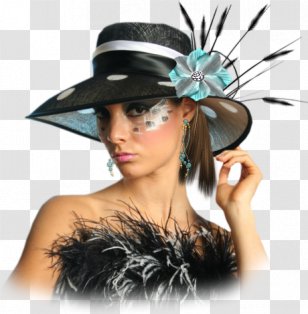 Pillbox Hat Woman Veil Tulle - Fashion Transparent PNG