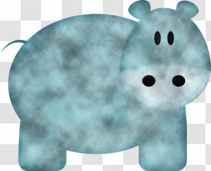 Elephant - Turquoise - Animal Figure Transparent PNG