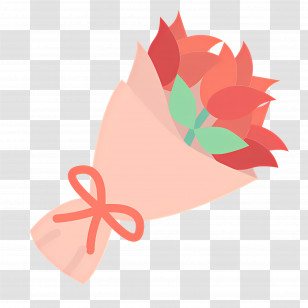 Rose Bouquet - Bouquet Of Red Flowers Transparent PNG