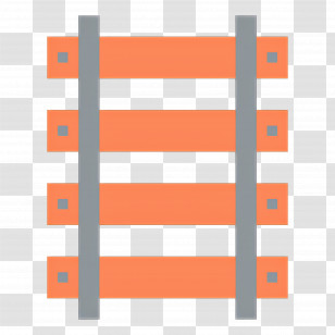 Train Tracks - Railroad Tracks Transparent PNG