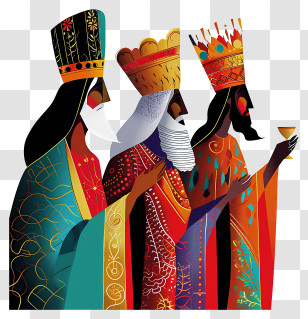 Epiphany - Three Wise Men Transparent PNG