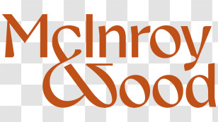 Mcinroy And Wood Logo - McInroy & Wood Wordmark Logo Transparent PNG