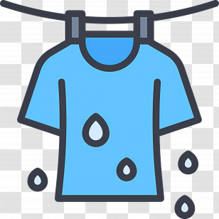 Hanging Cloth - Wet Shirt Hanging Transparent PNG