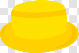 Icon - Bright Yellow Hat Transparent PNG