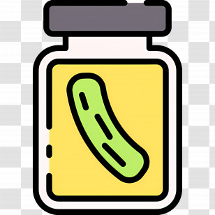 Pickle Jar - Pickle Jar With Green Pickle Transparent PNG