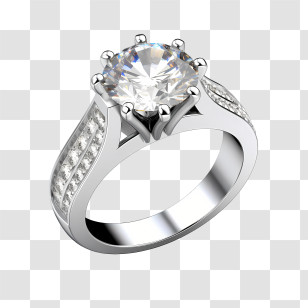 Diamond Ring - Elegant Diamond Ring For Special Occasions Transparent PNG