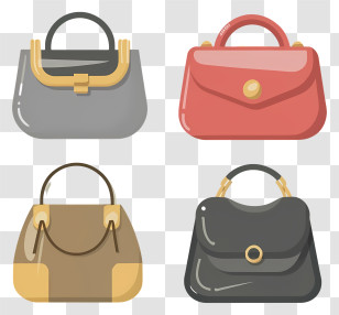 Handbags - Beautiful Assorted Handbags In Modern Design Transparent PNG