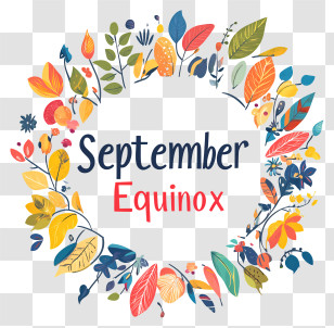 September Equinox - September Equinox Holiday Design Transparent PNG