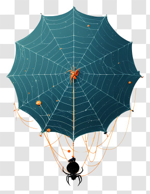 Spider Web - Spider Web Umbrella Transparent PNG