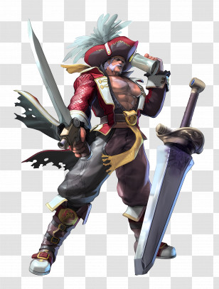 Cervantes De Leon - Pirate Warrior With Swords Transparent PNG