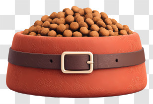 Dog Food - Dog Food Bowl With Kibble Transparent PNG