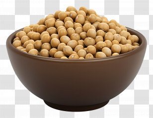 Soy Beans - Bowl Of Soybeans Transparent PNG