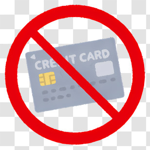 Icon - No Credit Card Icon Transparent PNG