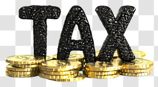 Tax - Tax Concept With Coins Transparent PNG