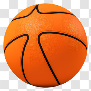 Basketball - Orange Basketball Illustration Transparent PNG