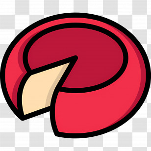 Cheese Wheel - Round Cheese With A Slice Cut Out Transparent PNG