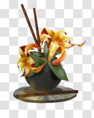Floral Design Cut Flowers Vase Artificial Flower - Arranging Transparent PNG