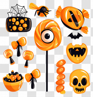 Halloween Candy - Halloween Candies Collection Transparent PNG