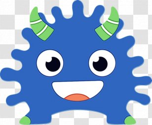 Blue Green Cartoon Head Clip Art - Electric - Logo Sticker Transparent PNG