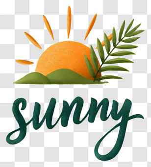 Sunny Logo - Sunny Sun Logo Transparent PNG