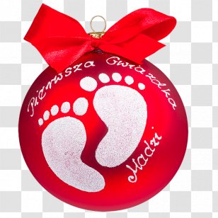 Christmas Ornament Bombka Red Eve - Pink Transparent PNG