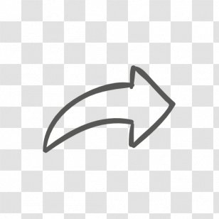 Arrow Symbol Clip Art - Black - Over Vector Transparent PNG