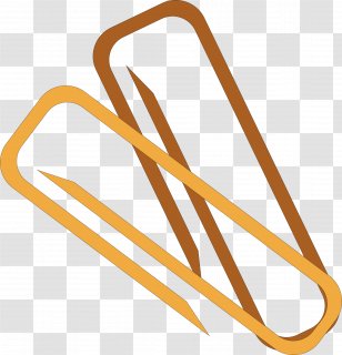 Paper Clip Safety Pin - Metal - Material Design Transparent PNG