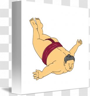 Canvas Print Drawing Sumo Rikishi Art - Flower Transparent PNG